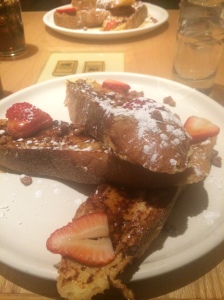 post-race brunch...traditionally french toast